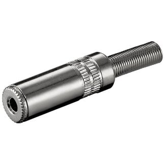 S-Impuls 3,5mm Jack (v) connector - metaal - 2-polig / mono