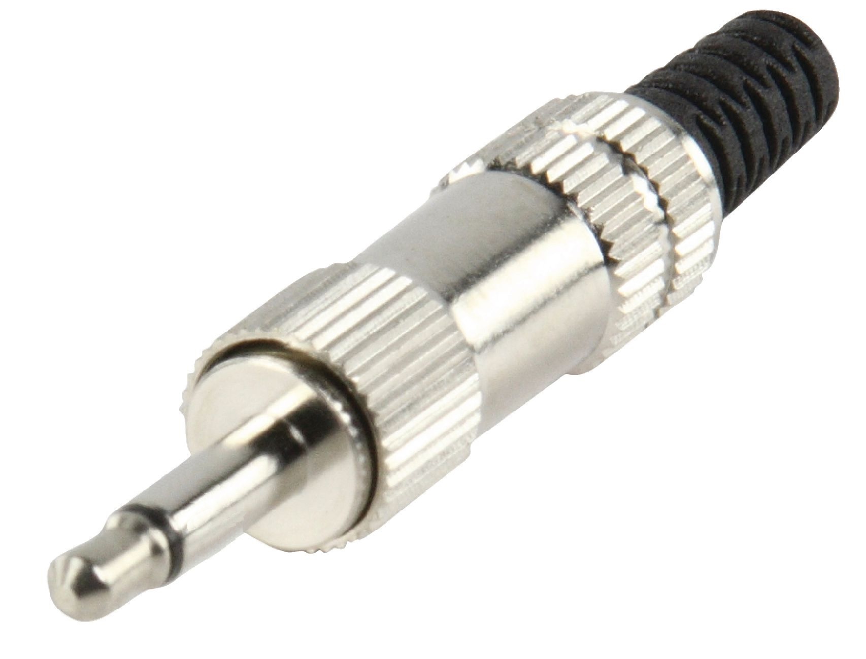 Lumberg KLS 22 Jackplug 3.5 mm Stekker, recht Aantal polen: 2 Mono Zilver 1 stuk(s)
