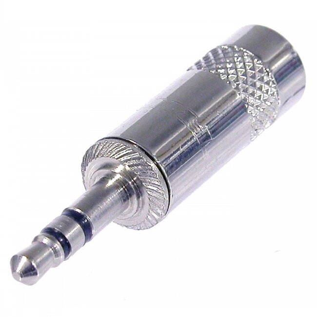 REAN NYS231 3,5mm Jack (m) connector - metaal - 3-polig / stereo