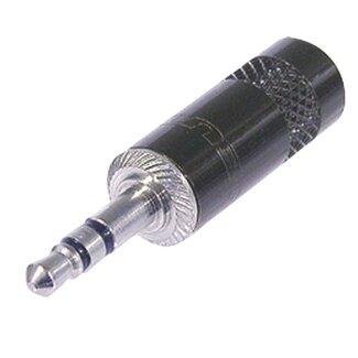 REAN REAN NYS231B 3,5mm Jack (m) connector - metaal - 3-polig / stereo