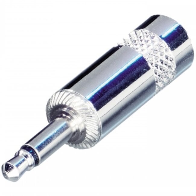 REAN NYS226 3,5mm Jack (m) connector - metaal - 2-polig / mono