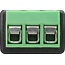 3,5mm Jack (m) Terminal Block - verguld - 3-polig / stereo