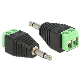 Dolphix 3,5mm Jack (m) Terminal Block - 2-polig / mono