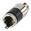 3,5mm Jack (v) inbouw connector - metaal/plastic - 3 soldeerpunten / stereo