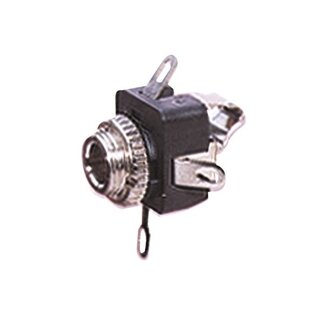 Electrovision 3,5mm Jack (v) inbouw connector - plastic - 4 soldeerpunten / stereo