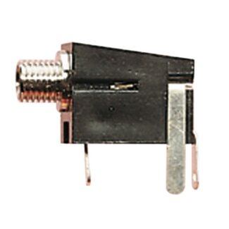 Electrovision 3,5mm Jack (v) inbouw connector - plastic - 3 soldeerpunten / mono