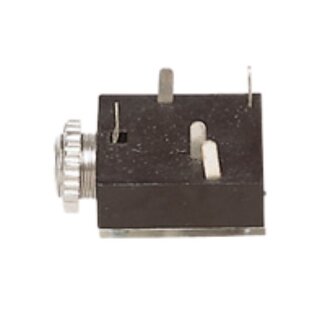 S-Impuls 3,5mm Jack (v) PCB inbouwconnector - plastic - 5 soldeerpunten / stereo