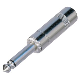 REAN REAN NYS224 6,35mm Jack (m) connector - metaal - 2-polig / mono