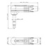 Neutrik NP2RX 6,35mm Jack (m) connector / haaks - metaal - 2-polig / mono