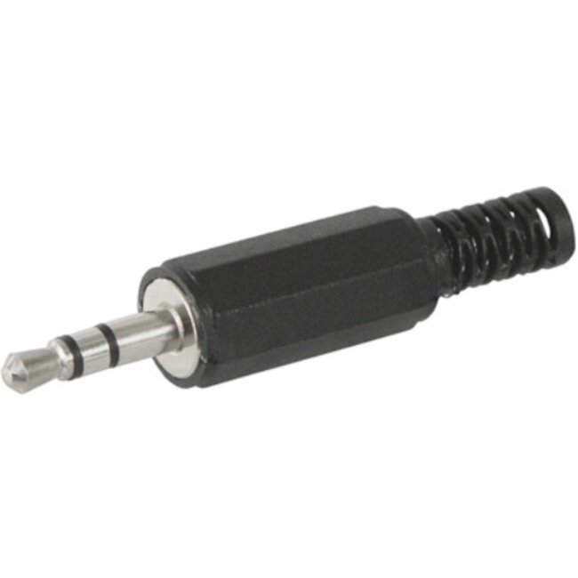 Stereo 2,50mm Jack audio connector recht