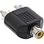 Subwoofer/Tulp stereo (m) - Tulp mono (v) audio adapter