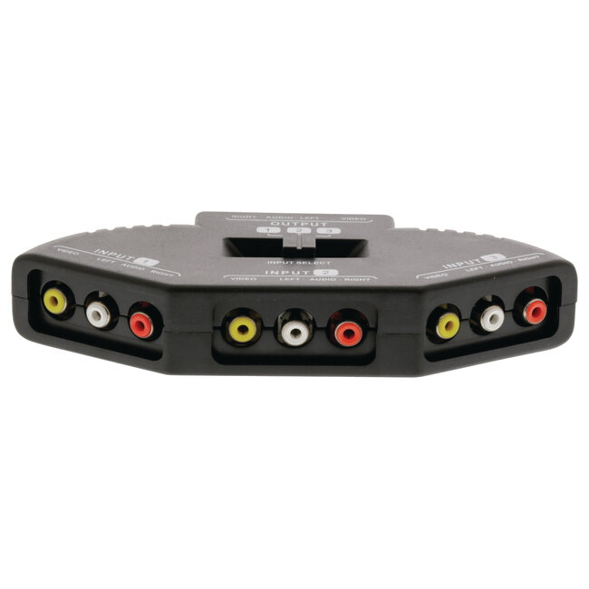 Nedis Tulp composiet audio video schakelaar - 3 naar 1