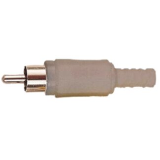 Electrovision Tulp (m) audio/video connector - plastic / grijs