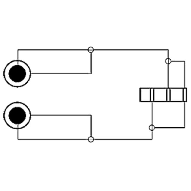 Tulp (m) - 3,5mm Jack (v) stereo audio adapter kabel - 1,5 meter