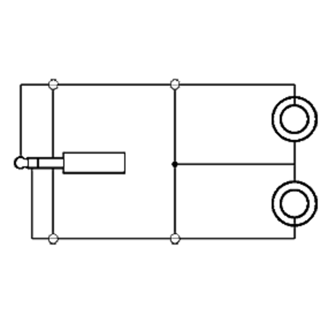 Procab CLP211 3,5mm Jack (m) - Tulp (v) stereo audio adapter