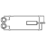 6,35mm Jack (m) - Tulp stereo (v) audio adapter