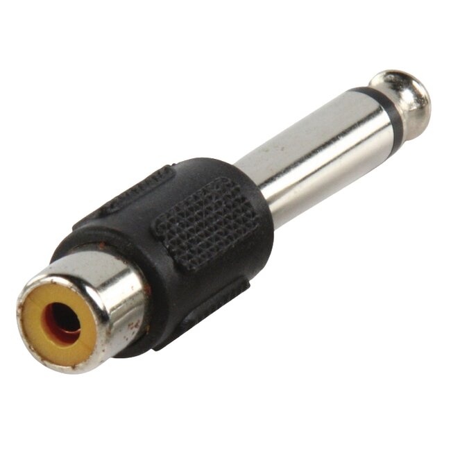 6,35mm Jack mono (m) - Tulp mono (v) audio adapter
