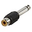 6,35mm Jack mono (m) - Tulp mono (v) audio adapter