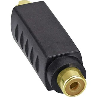 InLine S-VHS (m) - Composiet RCA (v) adapter / zwart