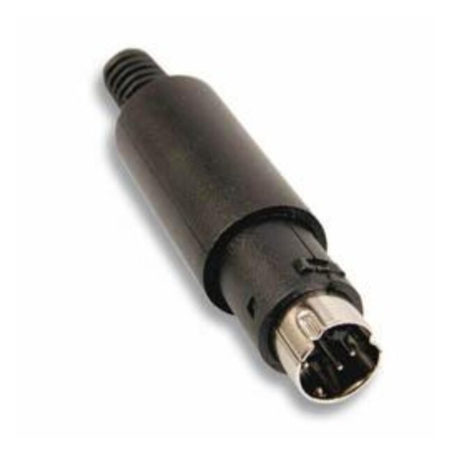 S-VHS (m) connector / zwart