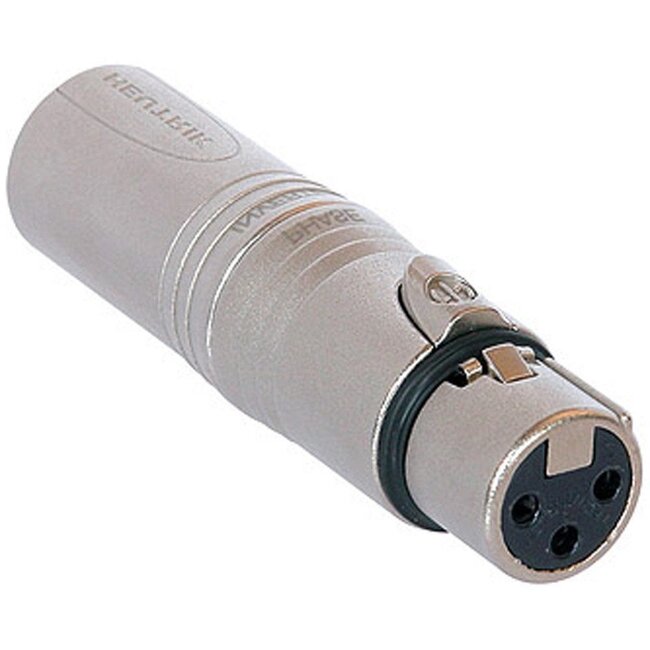 Neutrik NA3F5M 5-pins XLR (m) - 3-pins XLR (v) DMX adapter
