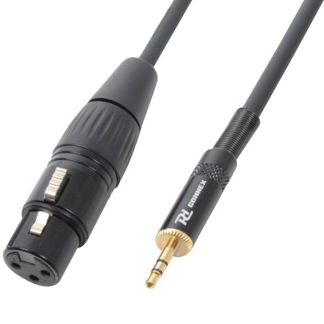 PD Connex XLR (v) - 3,5mm Jack (m) audiokabel - 0,50 meter