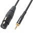 PD Connex XLR (v) - 3,5mm Jack (m) audiokabel - 0,50 meter
