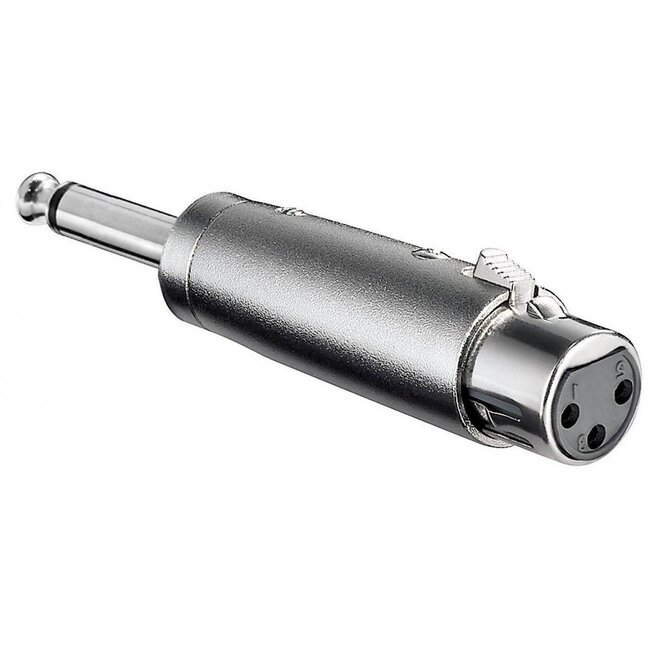 XLR (v) - 6,35mm Jack mono (m) adapter