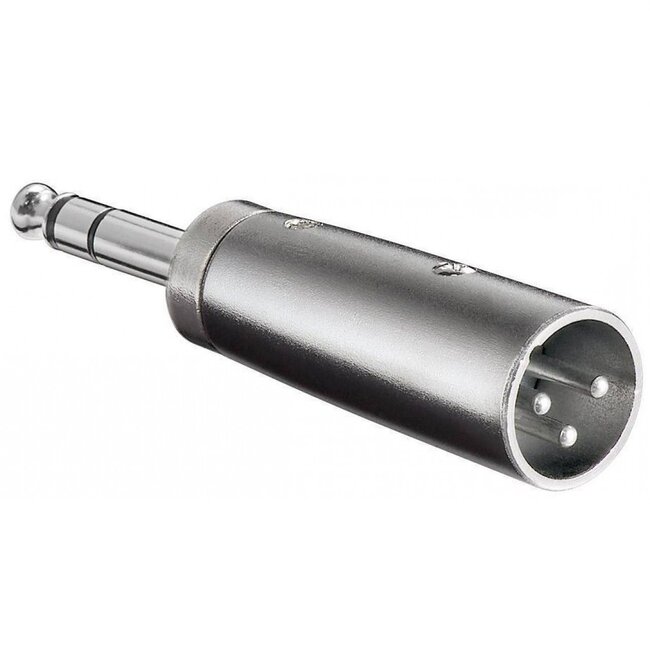 XLR (m) - 6,35mm Jack stereo (m) adapter