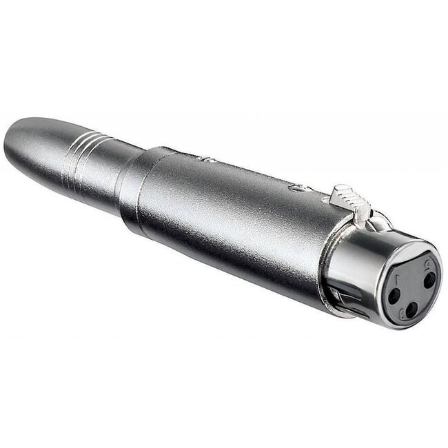 XLR (v) - 6,35mm Jack stereo (v) adapter