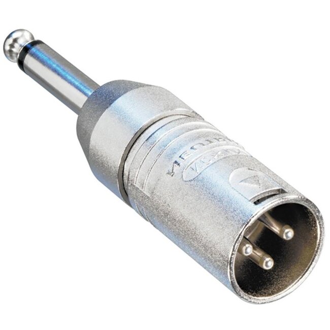 Neutrik NA2MP XLR (m) - 6,35mm Jack mono (m) adapter
