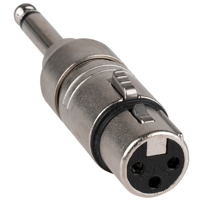 Neutrik NA2FP XLR (v) - 6,35mm Jack mono (m) adapter