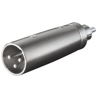 S-Impuls XLR (m) - RCA (m) adapter