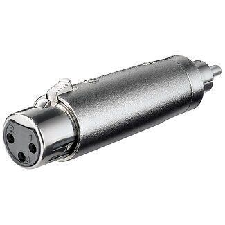 S-Impuls XLR (v) - RCA (m) adapter