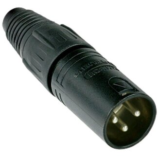 Neutrik Neutrik NC3MX-BAG XLR 3-pins (m) connector / zwart