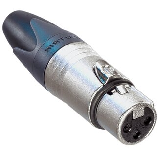 Neutrik Neutrik NC3FXX XLR 3-pins (v) connector / zwart/grijs