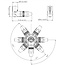 Neutrik NC3MRX XLR 3-pins (m) haakse connector / zwart/grijs