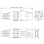 Neutrik NC3FX-HD-B Heavy Duty IP65 XLR 3-pins (v) connector / zwart