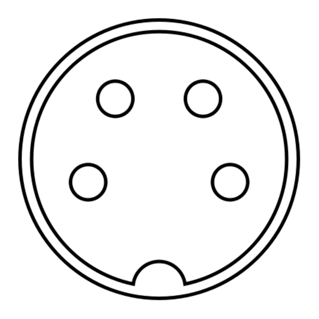 Hirschmann MAK 40 DIN 4-pins (v) connector