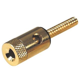 MaxTrack Speaker Binding Post terminal plug - zwart / verguld