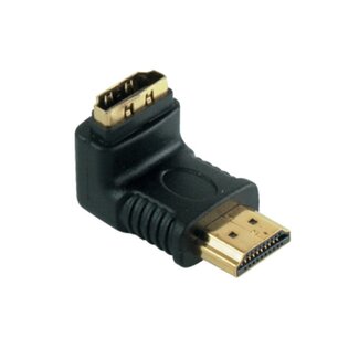 Transmedia HDMI adapter - 90° haaks naar beneden - versie 1.4 (4K 30Hz)