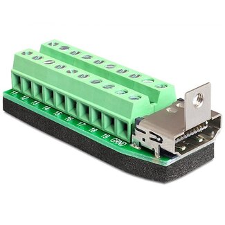 DeLOCK HDMI (v) Terminal Block - versie 1.4 (4K 30Hz)