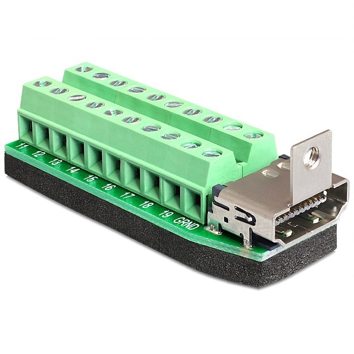 DeLOCK Adapter HDMI female > Terminal Block 20pin