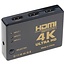 HDMI schakelaar 3 naar 1 / met afstandsbediening en IR extender - versie 1.4 (4K 30Hz)