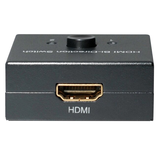 HDMI schakelaar 2 naar 1 / 1 naar 2 - bi-directioneel - versie 1.4 (4K 30Hz)