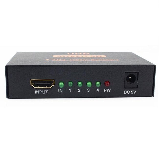 HDMI splitter 1 naar 4 - versie 1.4 (4K 30Hz)