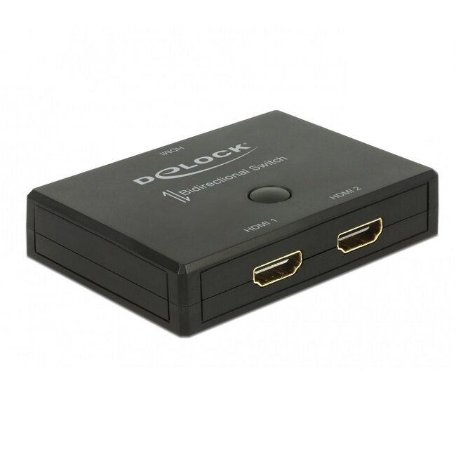 DeLOCK bi-directionele HDMI schakelaar 2 naar 1 / 1 naar 2 - versie 2.0 (4K 60Hz HDR)