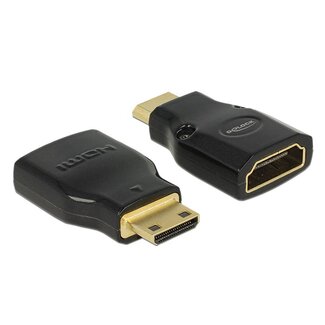 DeLOCK Premium Mini HDMI - HDMI adapter - versie 2.0 (4K 60Hz)