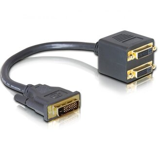 Cablexpert DVI-D Dual Link splitter 1 naar 2 / passief - 0,20 meter