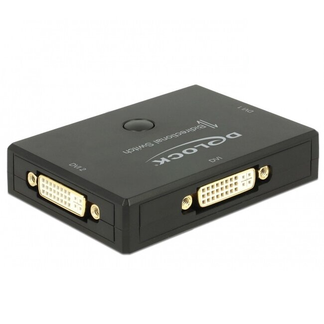 DeLOCK bi-directionele DVI schakelaar 2 naar 1 (4K 30Hz)